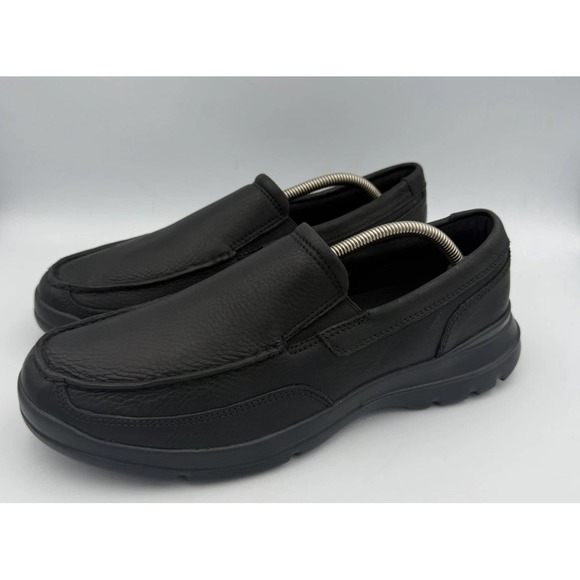 Rockport Men\'s Junction Point Slip-On Size 9.5 H79443 Black Leather Shoes main image 10